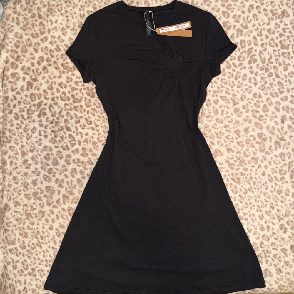 SKIMS Cotton Jersey Heart Dress